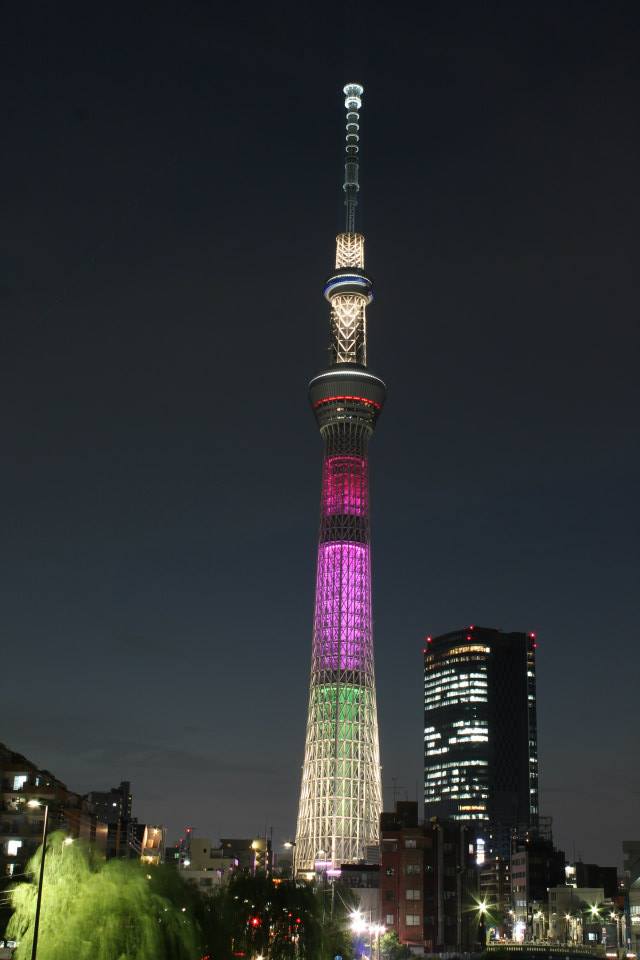 Tokyo Sky Tree er med sine 634 meter en af de højeste serværdigheder i Tokyo. 