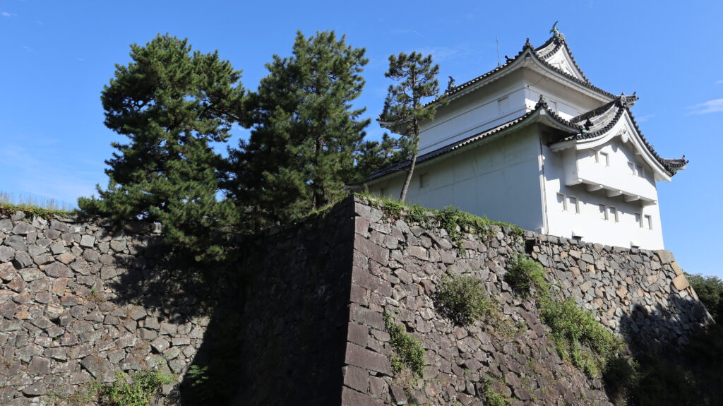 Et af vagt tårnene ved Nagoya Slot. 