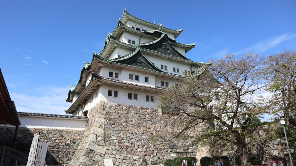 Hovedetårnet ved Nagoya Slot. 