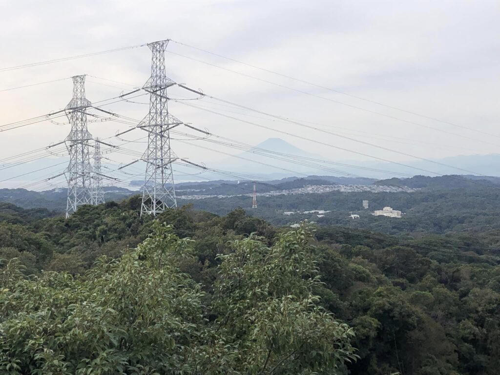 Fuji set fra Takatoriyama. 